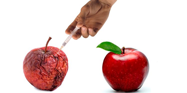 Фото до и после контурной пластики интимного места на примере яблока
